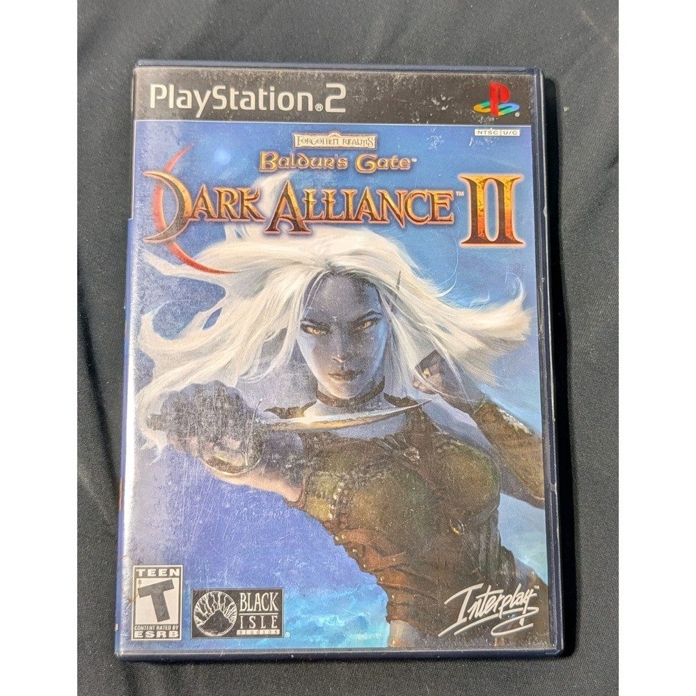 Baldur's Gate: Dark Alliance II (PS2, 2004) - Complete in Box‎ (CIB) w/ Manual